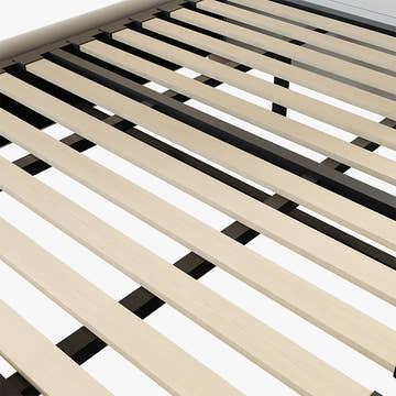 Cassandra Common Luxury PU Upholstered King Platform Bed Frame & 2 Nightstands Set