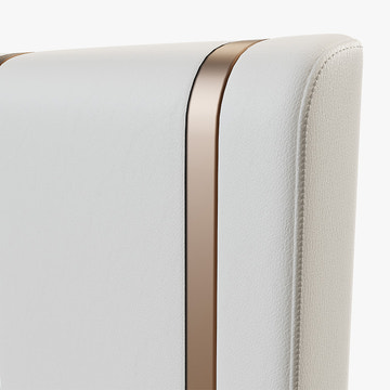 Cassandra Common Luxury PU Upholstered King Size Platform Bed Frame with Storage and Headboard