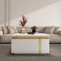 Sophie Common Luxury Square Coffee Table with Drawers