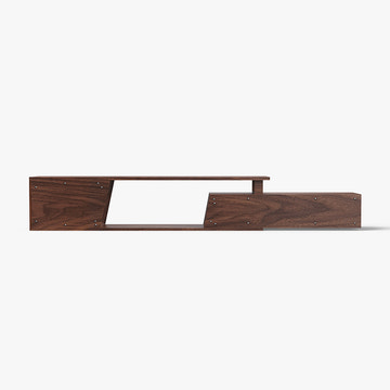 Miya Japandi Extendable TV Console with Storage and LED Lights