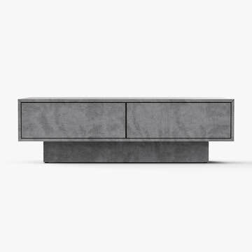 Jackson Modern Gray Rectangle Coffee Table with Storage