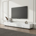 Jackson Modern 78.8" Faux Marble TV Stand with Drawers