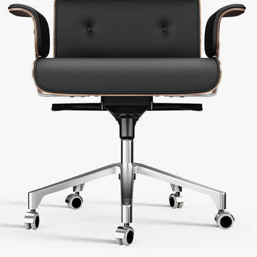Miya Japandi Swivel Rocking Adjustable Height Office Chair