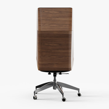 Miya Japandi PU Leather Counter Height Swivel Office Chair