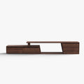 Miya Japandi Extendable TV Stand with Storage and LED Lights