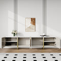 Cassandra Common Luxury Off-White TV Stand with Storage