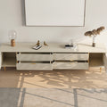 Sophie Common Luxury Off White TV Stand with Drawers for Bedroom