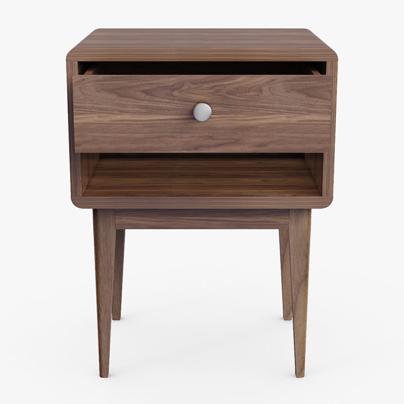 Miya Japandi Bedside Table with Storage