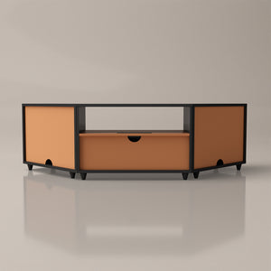 V,{Black?Corner Design?66.2"}