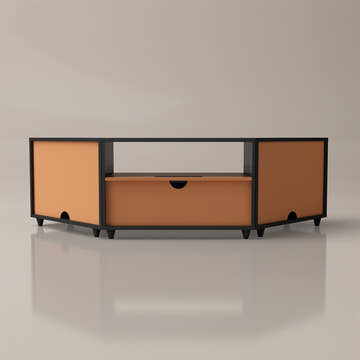 V,{Black?Corner Design?66.2