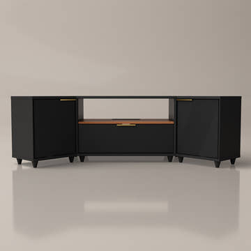 V,{Black?Corner Design?66.2