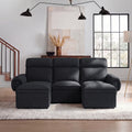 CloudCubo 5-Piece U-Shape Zero Wall Hugger Sectional Sofa
