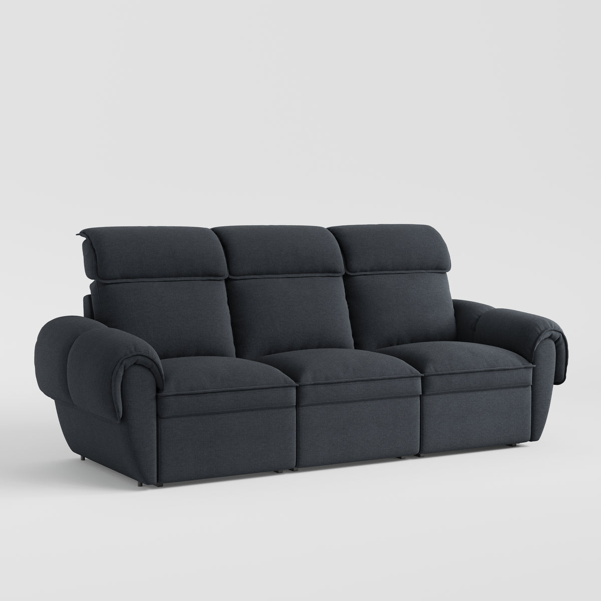CloudCubo Zero Wall Hugger Reclining Sectional | 3-Piece Modular Sofa