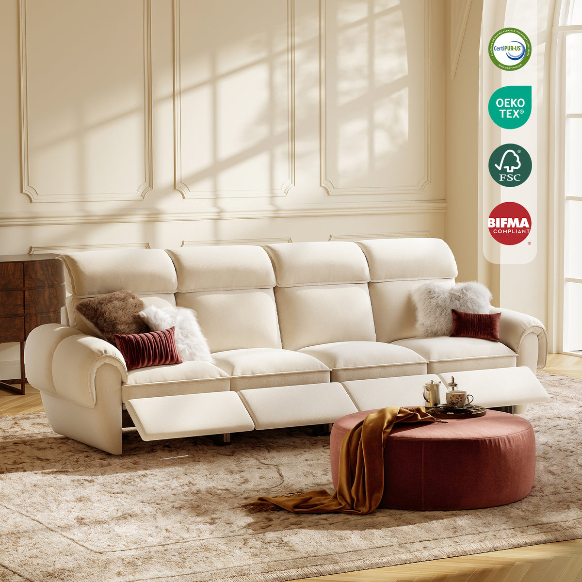Power Zero Wall Hugger Reclining Sofas & Sectionals for Small Spaces