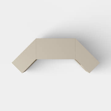 V,{Beige?Corner Design?59.1