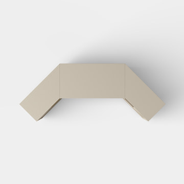 V,{Beige?Corner Design?59.1