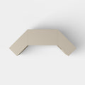 V,{Beige?Corner Design?59.1"}