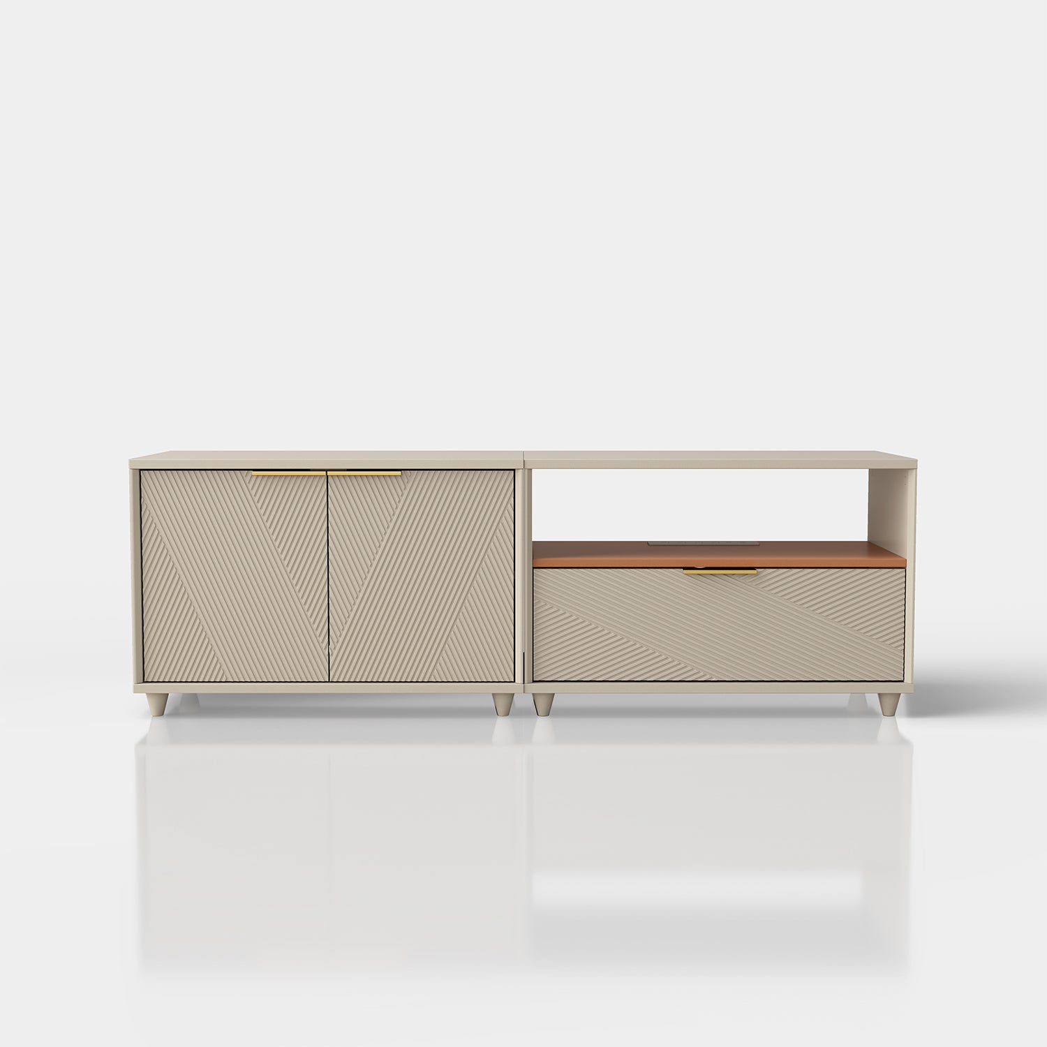 V,{Beige?Standard?59.1"}