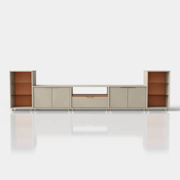 V,{Beige?with LED Lights?124