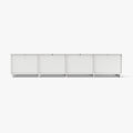 Kelly Nordic 79.2" TV Stand with 8 Drawers