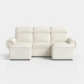 CloudCubo 5-Piece U-Shape Zero Wall Hugger Sectional Sofa