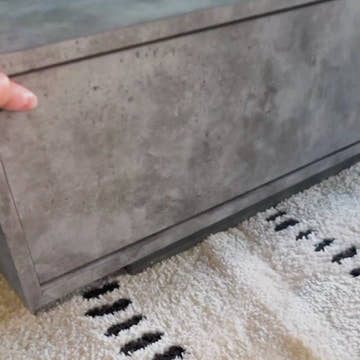 Jackson Modern Gray Rectangle Coffee Table with Storage