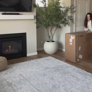 Elina Nordic Rotatable Nesting Coffee Table with Drawers