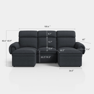 V, Dark Gray
