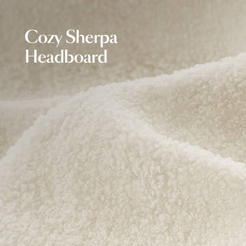 Serene + Adjustable Base & Upholstered Bed Frame