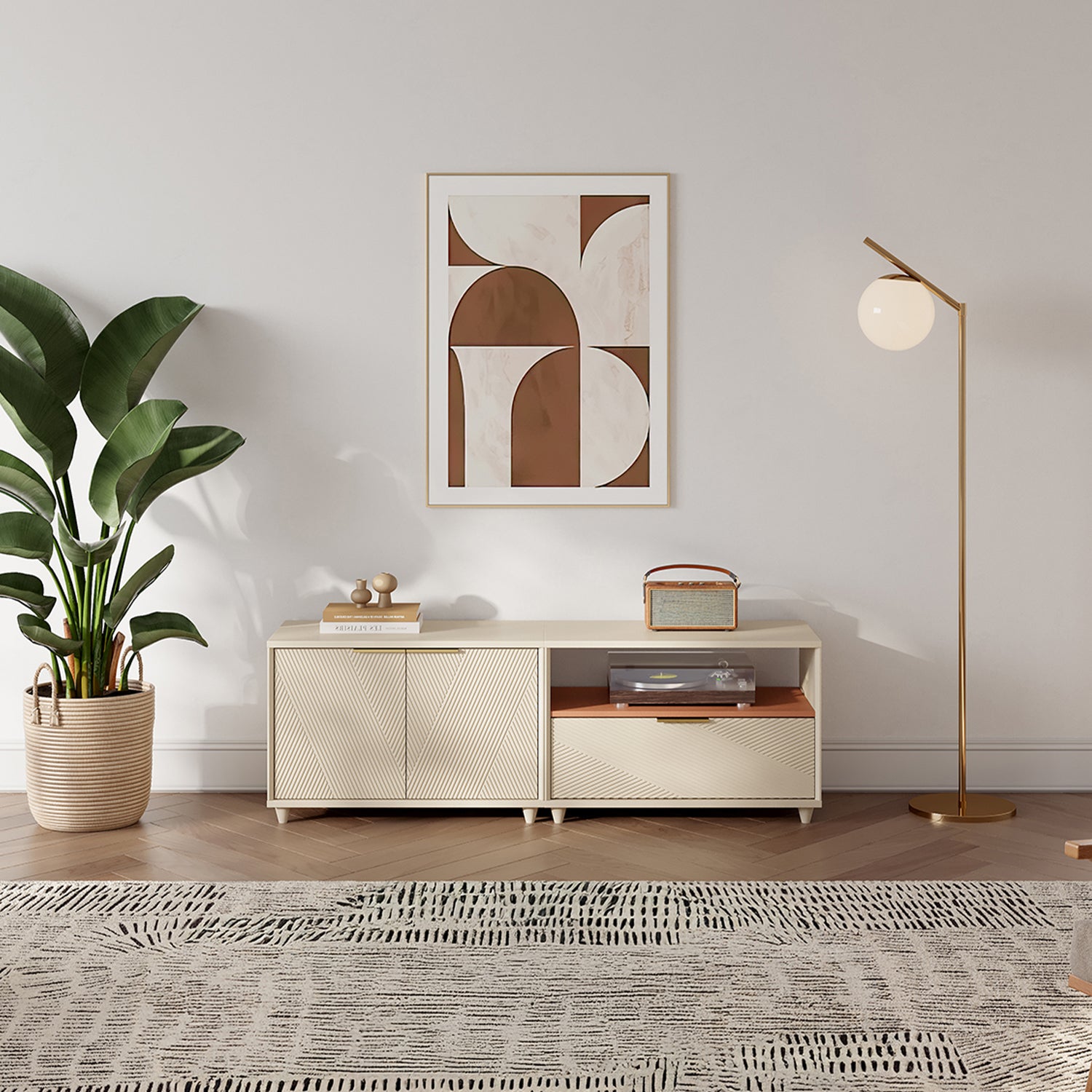 V,{Beige?Standard?59.1"}