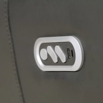 Single Power Zero Gravity Recliner Chair – Black-Brown